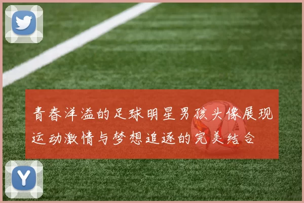 青春洋溢的足球明星男孩头像展现运动激情与梦想追逐的完美结合